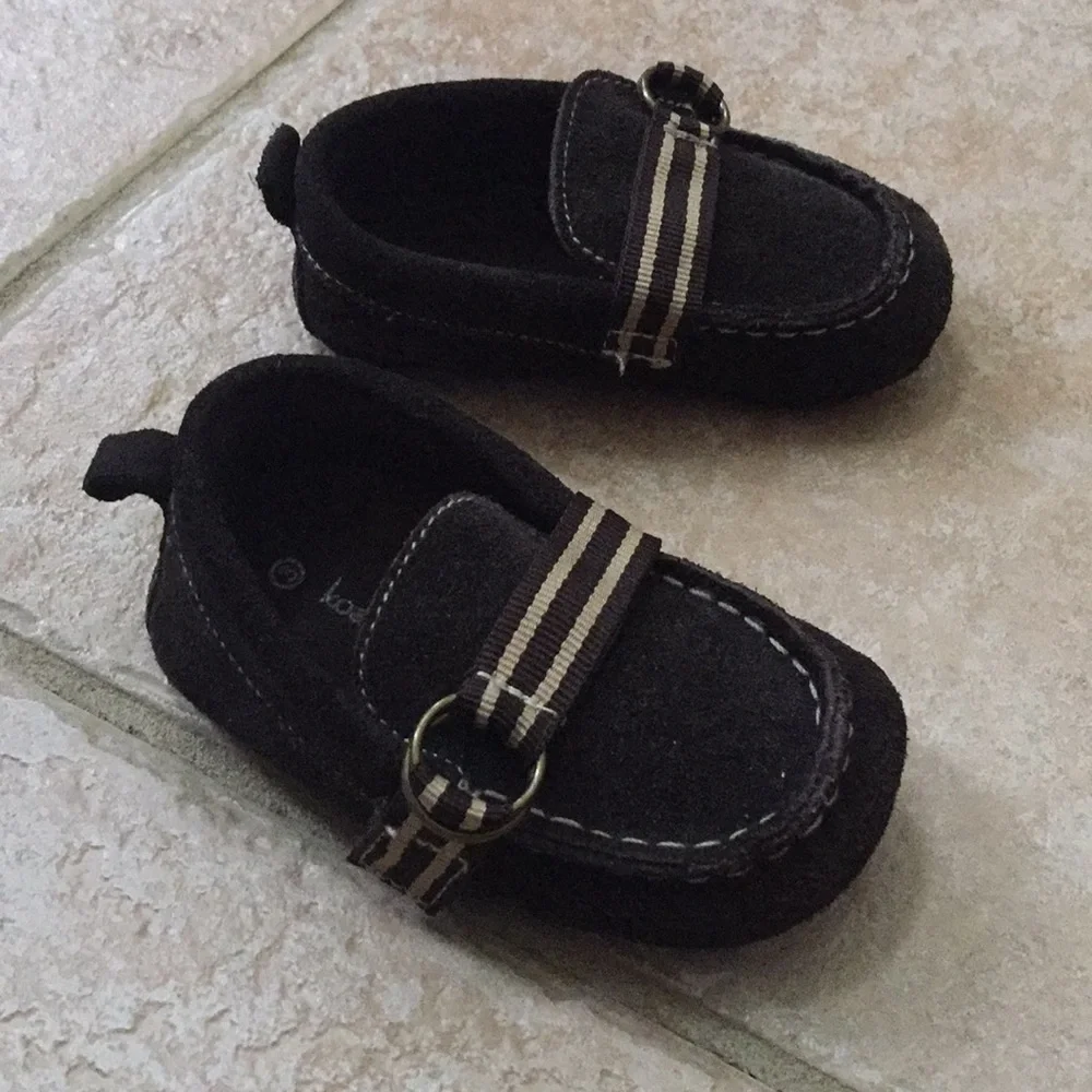 Koala Baby Boys Suede Loafer Moccasin Slippers